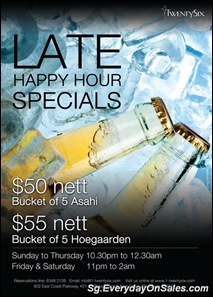 TwentySixLateHappyHoutsSpecialsSingaporeWarehousePromotionSales_thumb Late Happy Hours Specials