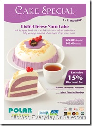 cake_thumb Polar Puffs & Cakes Ligh Cheese Yam Cake Promotion