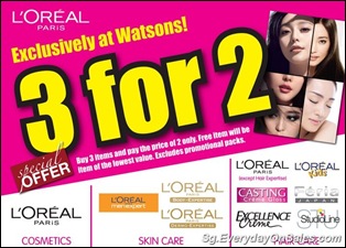 watsons_lorealpromotionSingaporeWarehousePromotionSales_thumb Watson’s L’Oreal Beauty Promotion