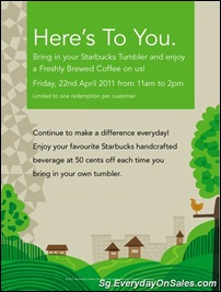 StarbucksearthdayspecialSingaporeWarehousePromotionSales_thumb Starbucks Earth Day Offer