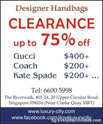 luxurycitybagclearanceSingaporeWarehousePromotionSales_thumb Gucci, Coach, Kate Spade Handbag Clearance Sale