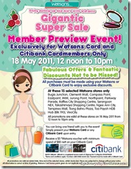 WatsonsGiganticSuperSingaporeSalesSingaporeWarehousePromotionSales Watsons Gigantic Super Singapore Sales