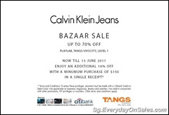 ckjeansbazaarSingaporeWarehousePromotionSales_thumb TANGS Calvin Klein Jeans Bazaar Sale