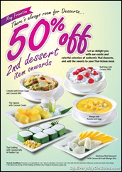 dessertSingaporeWarehousePromotionSales_thumb Lerk Thai 50% on 2nd Items