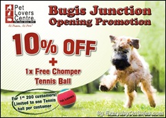 PetlovercentreOpeningspecialSingaporeWarehousePromotionSales_thumb Pet Lovers Centre Bugis Junction Opening Promotion