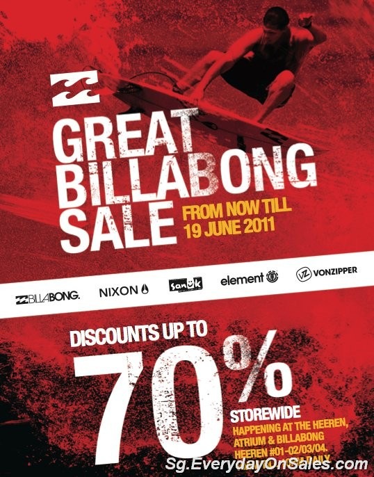 Billabong sale