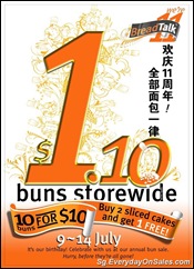 BreadtalkBunsstorewideSingaporeWarehousePromotionSales_thumb BreadTalk $1.10 Buns Storewide