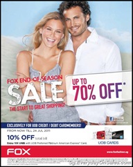 FoxEndofSeasonSaleSingaporeWarehousePromotionSales_thumb The Fox End Of Season Sale