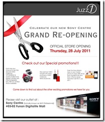 sonygrandreopeningpromotion Juzz1 Grand Re-Opening Promotions