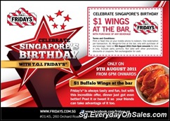 fridayssingaporebirthdaypromotionSingaporeWarehousePromotionSales_thumb T.G.I Friday's $1 Buffalo Wings promotion