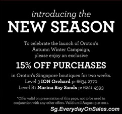 orotonnewseasonsaleSingaporeWarehousePromotionSales_thumb Oroton New Collection Launch Campaign