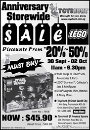 legosaleSingaporeWarehousePromotionSales_thumb Lego Sale @ Toyshunt Anniversary Storewide Sale