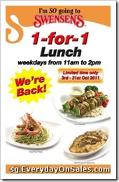 Swensens1For1LunchTreatSingaporeSalesWarehousePromotionSales_thumb Swensens 1-For-1 Lunch Treat
