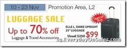 LuggageSaleIsetanPromotionAreaSingaporeSalesWarehousePromotionSales_thumb Luggage Sale @ Isetan Promotion Area