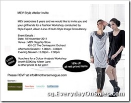 MevStyleAtelierInviteSingaporeSalesWarehousePromotionSales_thumb MEV Style Atelier Invite