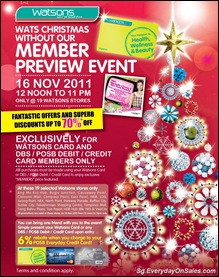 WatsonsMemberPreviewEventSingaporeWarehousePromotionSales_thumb Watsons Member Preview Event