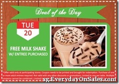 ChilisSingaporeHolidealsSpecialFreeMilkShake_thumb Chili's Singapore Holideals Special - Free Milk Shake