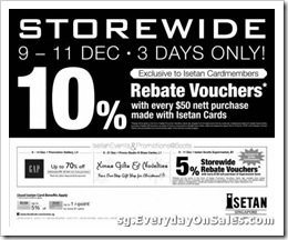 GapStorewideSaleIsetanSingaporeSalesWarehousePromotionSales_thumb Gap Storewide Sale @ Isetan