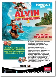 MPHAlvinTheChipmunks3SpecialSingaporeSalesWarehousePromotionSales_thumb MPH Alvin & The Chipmunks 3 Special Promo