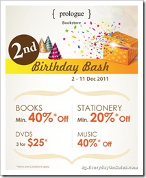 PrologueBookstore2ndBirthdayCelebrationSingaporeSalesWarehousePromotionSales_thumb Prologue Bookstore 2nd Birthday Celebration