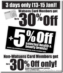 Watsons3DaysSale2012_thumb Watsons 3-Days Sale 2012