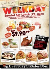 LENASWeekdaySpecialSetLunchPromotion_thumb LENAS Weekday Special Set Lunch Promotion