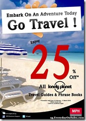 MPHAllLonelyPlanetTravelGuidesPhraseBooksOffer_thumb MPH All Lonely Planet Travel Guides & Phrase Books Offer