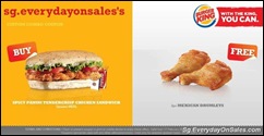 sgeverydayonsalesSingaporeWarehousePromotionSales_thumb Create your own BURGER KING® meal