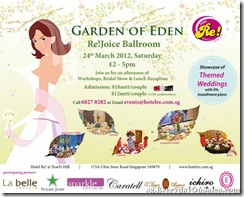 GardenOfEdenWeddingShowCreditCardPromotionHotelRe_thumb Garden Of Eden Wedding Show Credit Card Promotion @ Hotel Re!