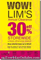 LimsArtsandLivingSingaporeAnnualClearanceSale_thumb Lim's Arts and Living Singapore Annual Clearance Sale