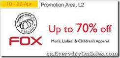 FoxMensLadiesChildrensApparelSale_thumb Fox Men's, Ladies' & Children's Apparel Sale