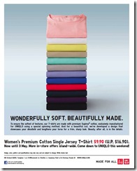 UniqloWomensPremiumCottonSingleJerseyTShirt9.90_thumb1 Uniqlo Women's Premium Cotton Single Jersey T-Shirt @ $9.90