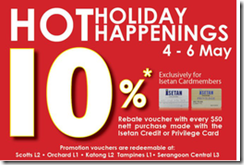 IsetanKatongHotHolidayHappeningsPromotion_thumb Isetan Katong Hot Holiday Happenings Promotion