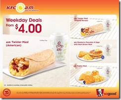 KFCa.m.WeekdayDealsFrom4_thumb KFC a.m. Weekday Deals From $4