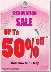 SasaSingaporeRenovationSaleTampinesOne_thumb Sasa Singapore Renovation Sale @ Tampines One