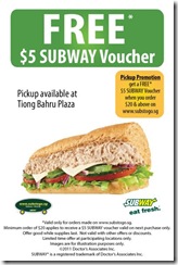 SubwayFREE5SubwayVoucher_thumb Subway FREE $5 Subway Voucher