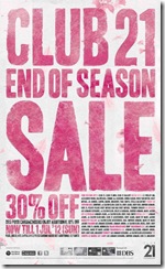 Club21EndOfSeasonSale_thumb Club 21 End Of Season Sale