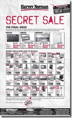 HarveyNormanSecretSaleFinalWeek_thumb Harvey Norman Secret Sale Final Week