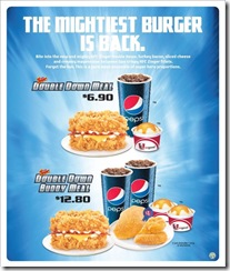 KFCZingerDoubleDownMealisBack_thumb KFC Zinger Double Down Meal is Back