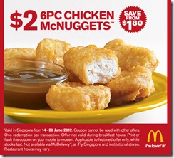 McDonalds26pcChickenMcNuggetsCouponPromotion_thumb McDonald's $2 6pc Chicken McNuggets Coupon Promotion