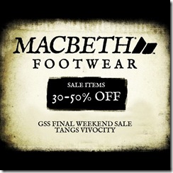MacbethFootwearGSSFinalWeekendSale_thumb Macbeth Footwear GSS Final Weekend Sale