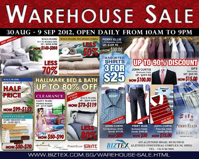 Warehouse Sale in Singapore