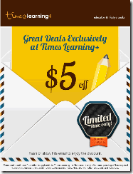 TimesLearning5CouponGiveaway_thumb Times Learning+ $5 Off Coupon