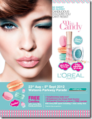 Watsons-LOreal-Miss-Candy-Promotion_thumb Watsons L'Oreal 'Miss Candy' Promotion