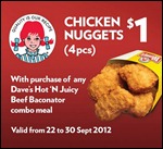 Wendys-1-Chicken-Nuggets-Promotion-EverydayOnSales_thumb 22-30 September 2012: Wendy's Chicken Nuggets Promotion