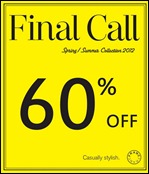 francfranc-final-call-2012-shopping-branded-everyday-on-sales_thumb 1-13 September 2012: Francfranc Spring Summer Collection Final Call Sale