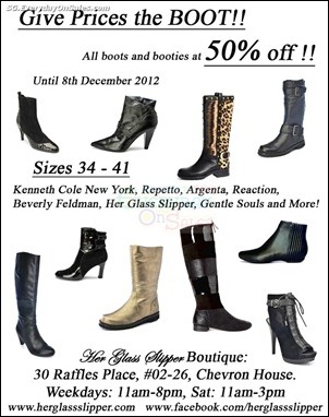 50-Off-Boots-Booties-at-Her-Glass-Slipper-Branded-Shopping-Save-Money-EverydayOnSales_thumb 26 November-8 December 2012: Her Glass Slipper Half Price Promotion