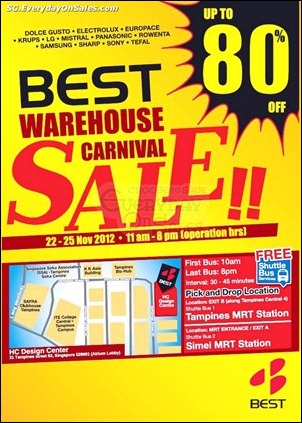 Best-Denki-Warehouse-Carnival-Sale-Branded-Shopping-Save-Money-EverydayOnSales_thumb 22-25 November 2012: Best Denki Warehouse Carnival Sale