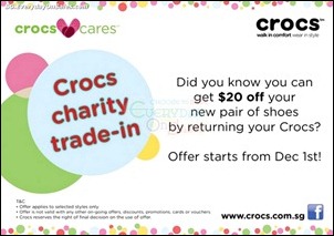 Crocs-Charity-Trade-in-Promotion-Branded-Shopping-Save-Money-EverydayOnSales_thumb 1 December 2012 onwards: Crocs Charity Trade-in Promotion