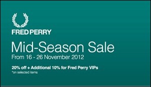 Fred-Perry-Mid-Season-Sale-Branded-Shopping-Save-Money-EverydayOnSales_thumb 16-26 November 2012: Fred Perry Mid Season Sale